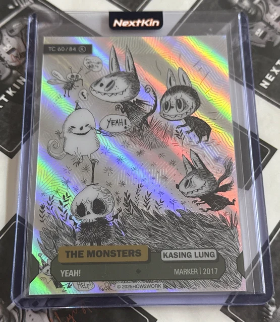 2025 HOW2WORK THE Monsters Series 3 Labubu Sealed Box Kasing Lung