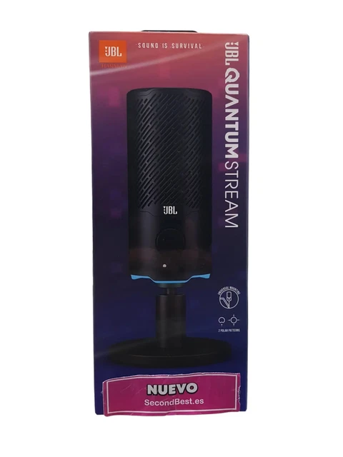 JBL Harman Quantum Stream Microphone Noir Neuf