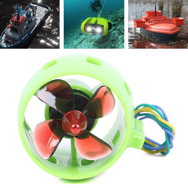 UNDERWATER THRUSTER BRUSHLESS Motor Propeller For ROV RC Bait Tug Boat