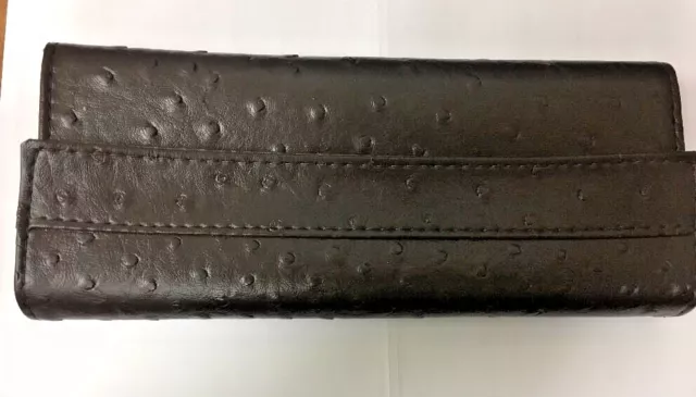 BORGHESE COSMETIC BAG FOR BRUSHES MAGNET SEAL SIZE: 9" X 3 3/4 " X 1" - 2 pack