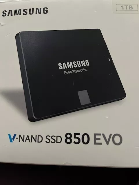 Samsung 850 EVO 1TB SSD (MZ-75E1T0) V-NAND 2.5" New SATA-III (Open Box)