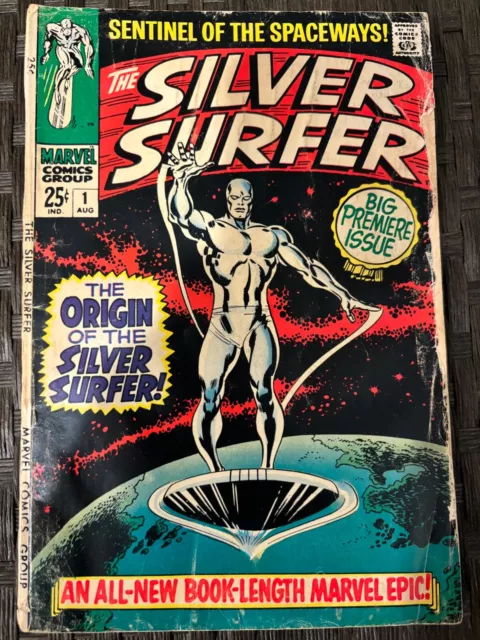 Silver Surfer #1  Origin of the Surfer 1968 - Complete but Low Grade