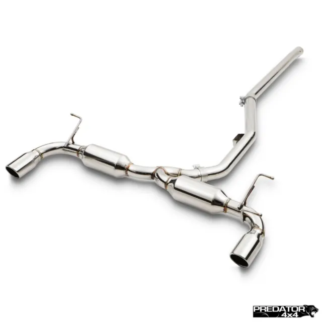 Stainless Steel Cat Back Exhaust System For Range Rover Evoque Td4 Sd4 2.2 11-15