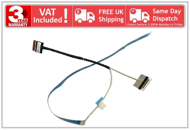 Gintai Cavo Piatto LCD LED LVDS Non Touch Per HP 17-X E 17-Y - NFL17 30PIN - Ricambio 450.08C07.0011 856607-001