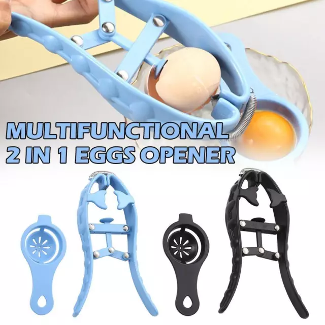 Egg Shell Cracker Separator Handheld Opener Breaker Kitchen Gadget Tool GX N6V2