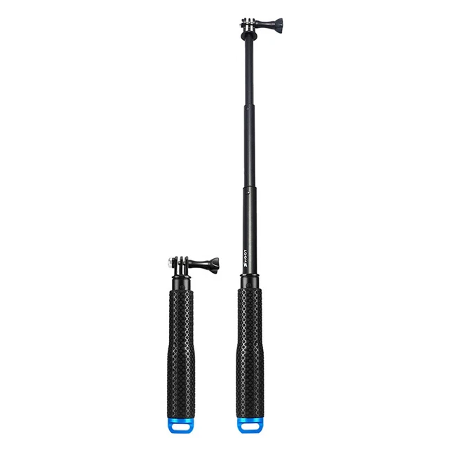 19" Extendable Handheld Selfie Stick Telescoping Pole Aluminum Alloy Monopo E5W2 2
