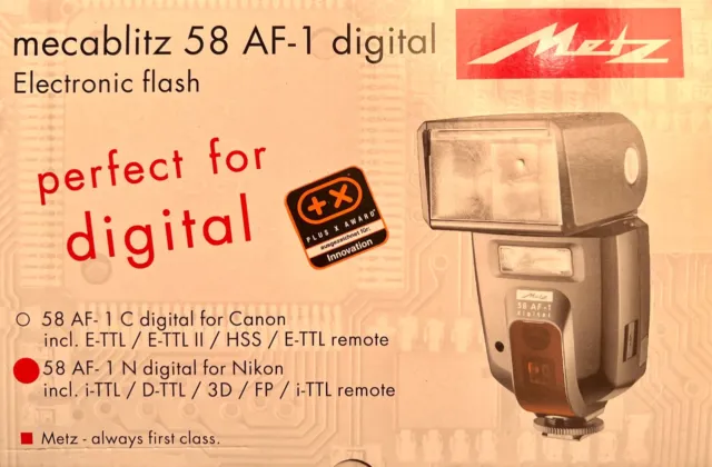 Metz Mecablitz 58 AF-1 Digital für Nikon