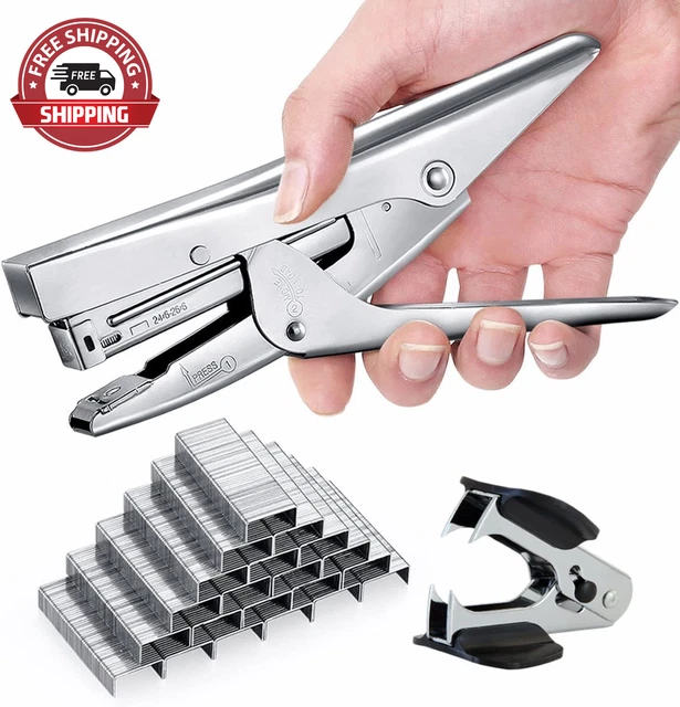 Stapler Heavy Duty with 1000 Staples and Staples Remover Set 20 Sheets Desktop O