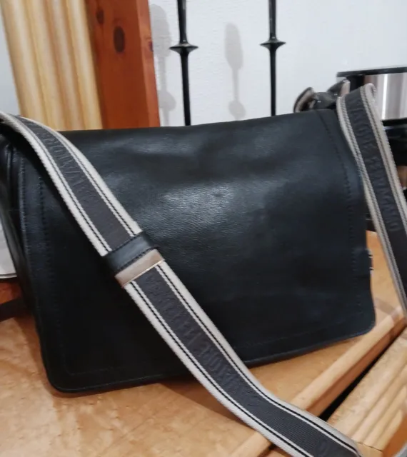 Men's Salvatore Ferragamo Messanger Bag, laptop bag, black. FB-248 666