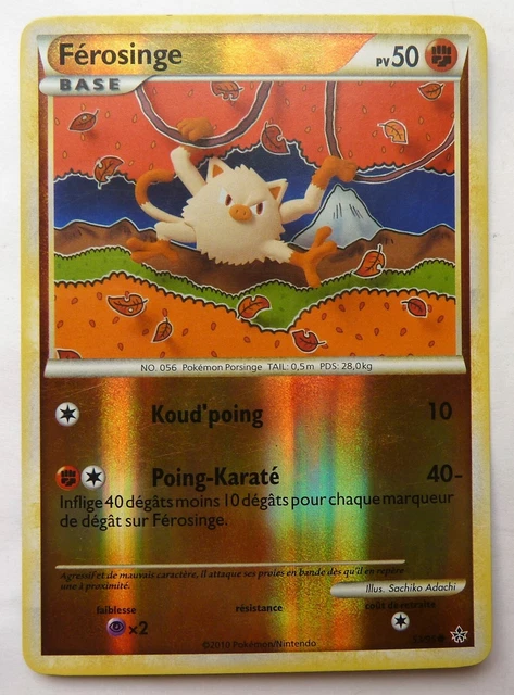 Carte Pokémon 53/95 FEROSINGE HOLO REVERSE FRANCE TBE 2010  DECHAINEMENT