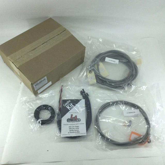Handlebar Cable Kit Mini Ape Hangers 2017 up Harley touring w/ABS LA-8054KT2-08