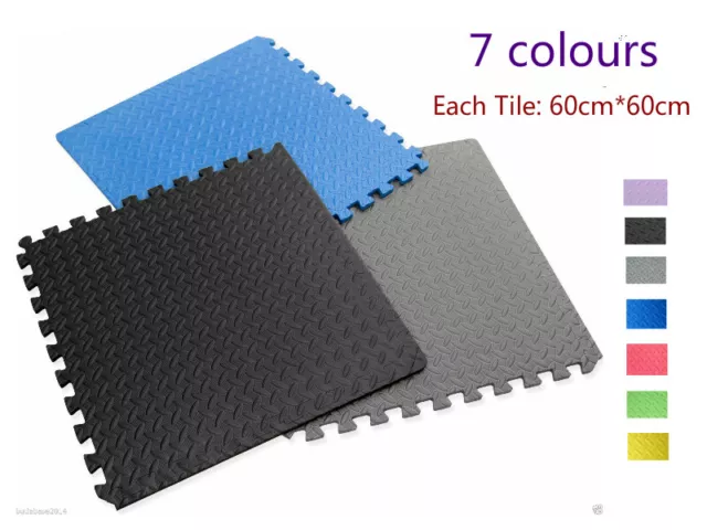 60cm*60cm INTERLOCKING EVA SOFT FOAM MATS FLOOR MAT PLAY EXERCISE GYM POOL