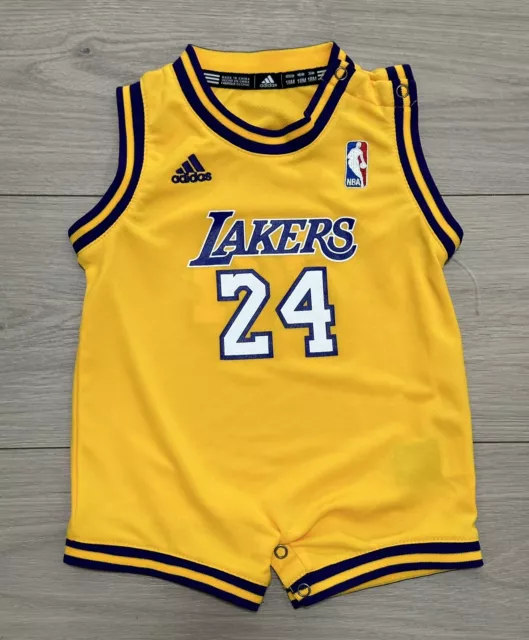 LA Lakers Kobe Bryant size 18 months baby kids jersey #24 Adidas