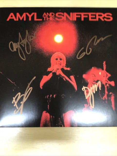 Signed-Amyl And The Sniffers-Lp-Big Attraction/Giddy Up-Mint/Unplayed