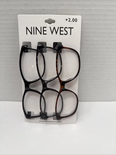 Max Studio Reading Glasses 3 Pair Lot Crystal Fade Rose Brown +200 Magnification Max Studio 4438 in Rose Tortoise – Reading Glass World main image 4