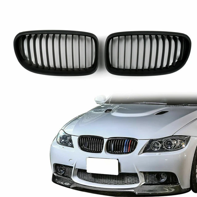 Calandre Avant En Maille Centrale à 2 Lignes, Accessoires De Réglage De Grille Pour BMW 3 E90 E91 2005-2012 320i 325i 330i 335i