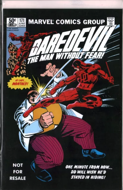 DAREDEVIL #171 vs KINGPIN Frank Miller Marvel Legends Reprint VF/NM (9.0)