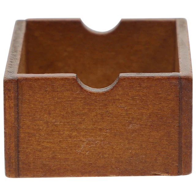 Odoria Miniatur-Holzkiste – 1/12 Maßstab, 7,5x3,5x4,3 Cm, Puppenhaus-Zubehör