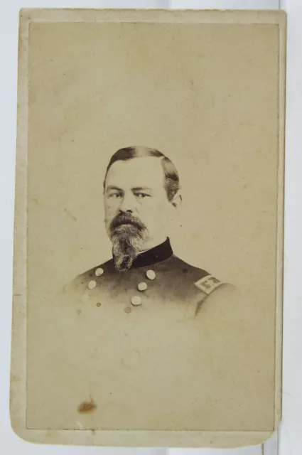 1860s CIVIL WAR UNION MAJOR GENERAL IRVIN McDOWELL CDV PHOTOGRAPH / PHOTO