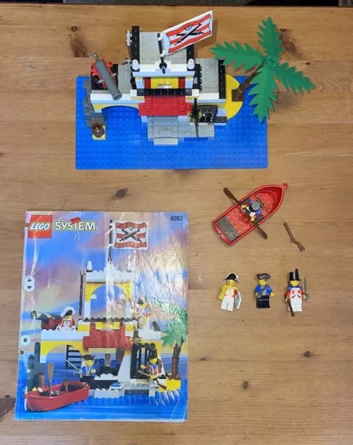 LEGO System Pirate VINTAGE 90S - AVAMPOSTO IMPERIALE (6263) COMPLETO AL 100%