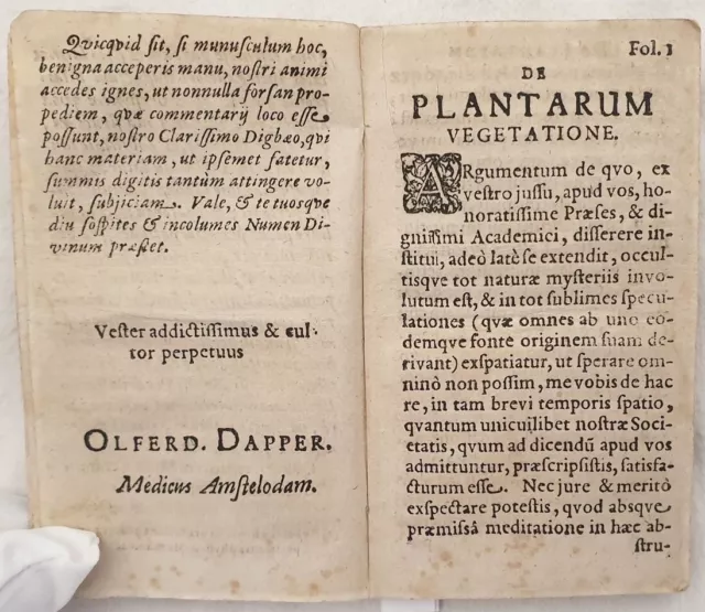 Alchimia Dissertatio De Plantarum Vegetatione Kenelm  Tractatus De Arboribus 678 3