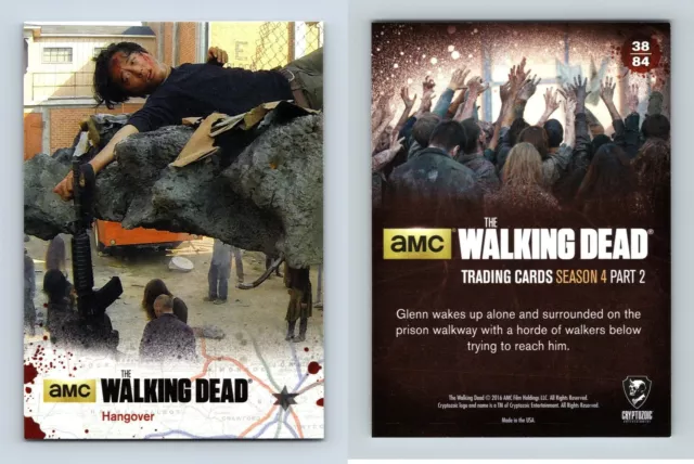 Hangover #38 The Walking Dead Season 4 Pt2 Cryptozoic 2016 Trading Card