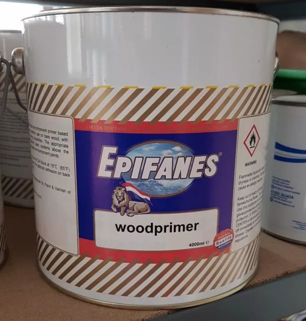 Epifanes Wood Primer Grey 4000ml CLEARANCE PRICE Free Delivery