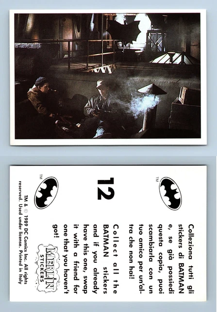 BATMAN MERLIN 1989 Batman Movie Complete - Empty UK Sticker Album ...