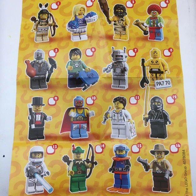 Genuine Lego Minifigures From  Series 1 Choose The One You Need