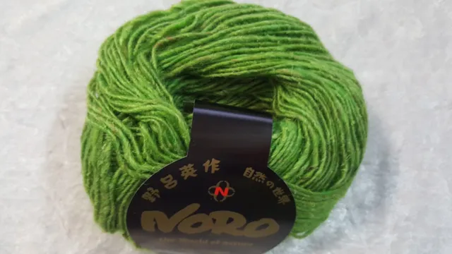 Noro Silk Garden Lite Solo # 2007 Lime Green 50g Silk Mohair & Wool