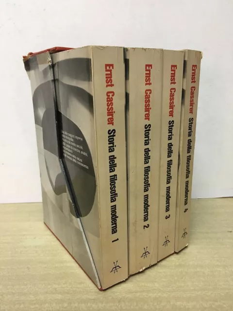 80763 Ernst Cassirer - Storia della filosofia moderna (4 Vol) - Mondadori 1968