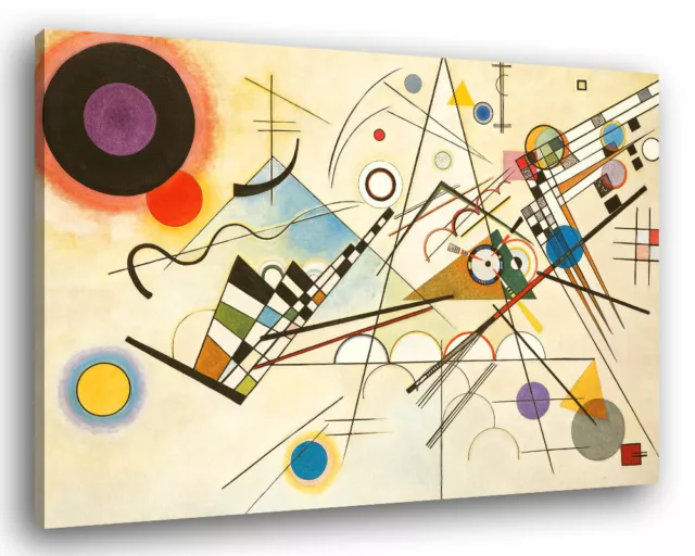 Quadro Moderno KANDINSKY COMP. VIII Vari Formati Arredamento Stampa su Tela Arte