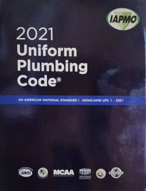 2021 Uniform Plumbing Code American National Standard IAPMO/ANSI UPC 1 WITH TABS