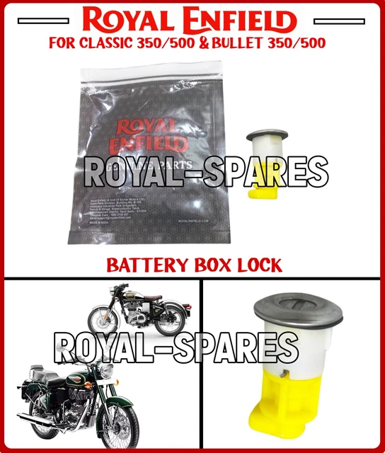 GENUINE ROYAL ENFIELD "BATTERY BOX LOCK" For Classic 350/500 & Bullet