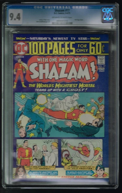 Shazam # 17 CGC 9.4 NM OW/W, Kurt Schaffenberger art, 100 page issue