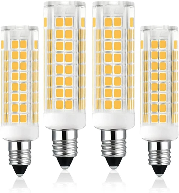 Becuice JD E11 7-Watt Sconce S3157 Bulb / Q75CL/MC T4 - JD Type Bulb T4 Lamp Sha