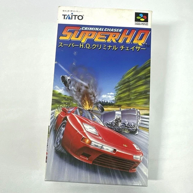 SUPER HQ CRIMINAL Chaser Super Famicom Japón 8j EUR 192,48