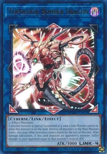 Topologic Bomber Dragon - DUDE-EN025 - Ultra Raro - 1a Edición Casi Nuevo YuGiOh!  Duelo