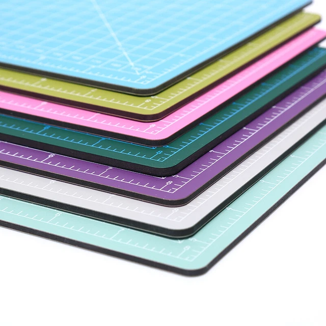 A5 PVC Self Healing Cutting Mat Craft Quilting Grid Lines Printed Bo#w#