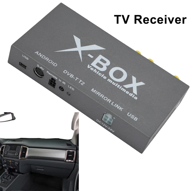 1 set AT338B auto DVB TV digitale connessione stabile auto ricevitore sintonizzatore TV digitale