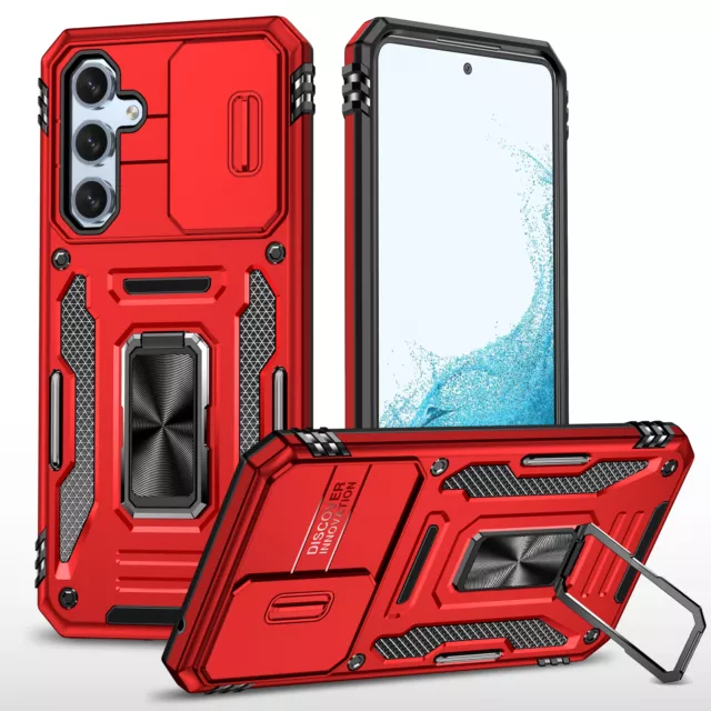 Case For Samsung Galaxy S24 Triumph Rubberized Hybrid Camera Protective With Sli