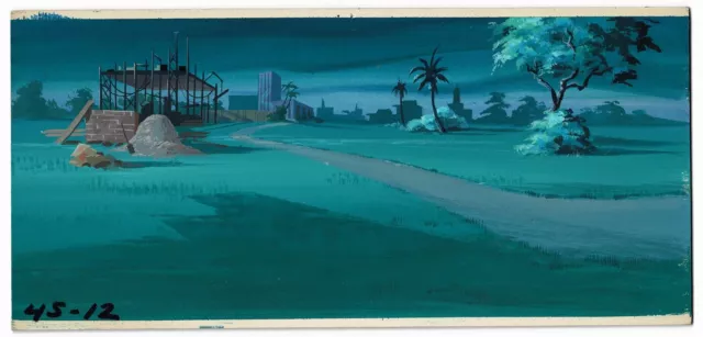 SCOOBY DOO 1976 1st Season Production Background Key Hanna Barbera Episode 12 d