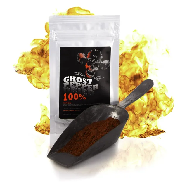 Naga Bhut Jolokia - Ghost Pepper Powder Chilli Powder Extreme Heat 10g - 50g