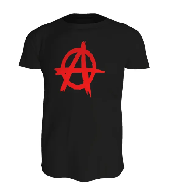 T-Shirt Anarchie Zeichen Logo Anarchy Sign  in verschieden Farbkombinationen