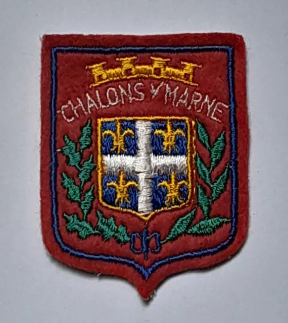 Ecusson à coudre de Châlons-sur-Marne (51)