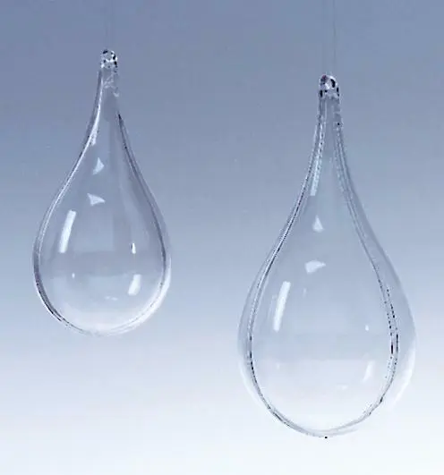 Kunststofftropfen glasklar 14cm teilbar