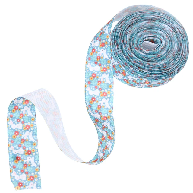 Tela decorativa impresa hágalo usted mismo decoración de fiesta cinta rollo para regalo
