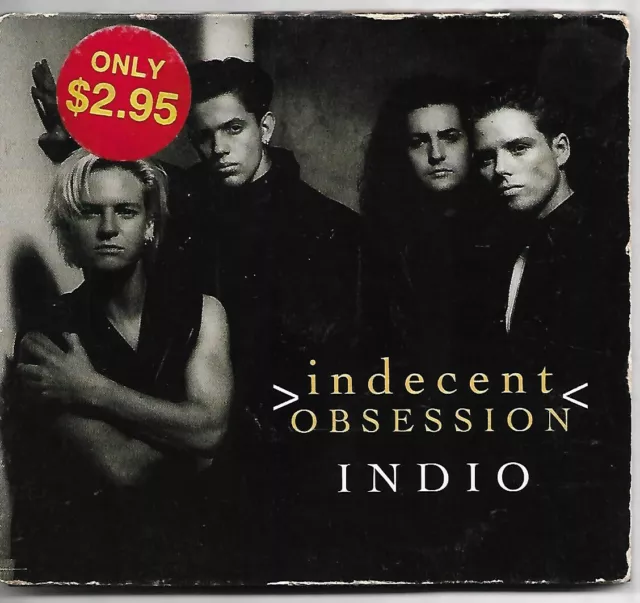 Indecent Obsession Indio Australian CD single in Digipak (1992) David Dixon