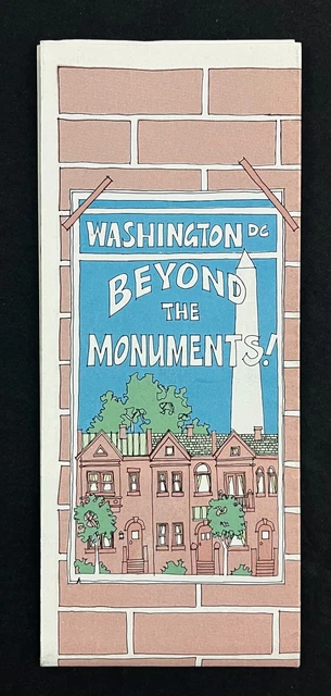 2000S WASHINGTON DC Beyond Monuments - 2000s Washington DC Beyond Monuments Districts Map Vintage.webp