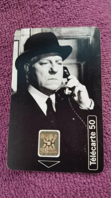 Télécarte Jean Gabin - Série Téléphone et cinéma (A8084)